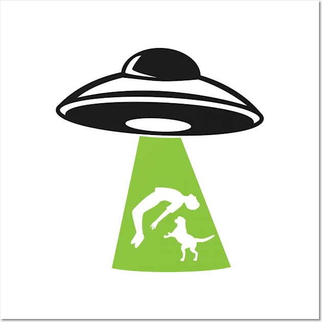 UFO Abduction Wall Art by justSVGs